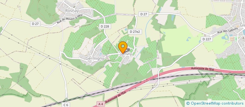 localisation de l'entreprise MADAME CECILE CONREAU  JANVRY