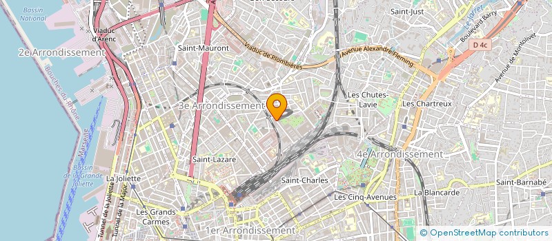 localisation de l'entreprise MADAME CECILE CORBASSON à MARSEILLE