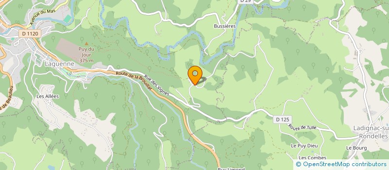 localisation de l'entreprise MADAME CECILE CORDIER  LAGUENNE-SUR-AVALOUZE