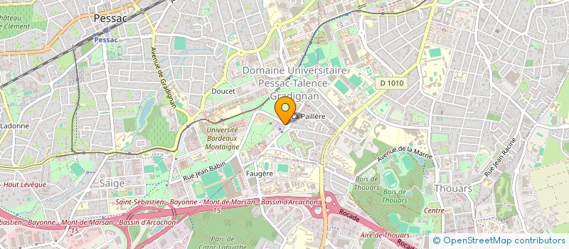 localisation de l'entreprise MADAME CECILE CORNU  PESSAC