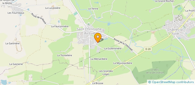 localisation de l'entreprise MADAME CECILE COTTEREAU  EVRON