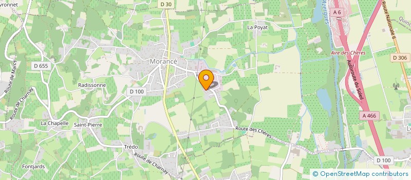 localisation de l'entreprise MADAME CECILE COTTON  MORANCE