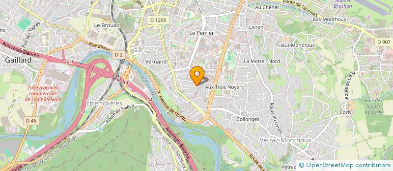 localisation de l'entreprise MADAME CECILE COUDERT  ANNEMASSE