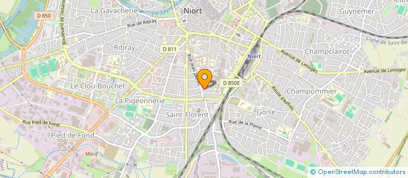 localisation de l'entreprise MADAME CECILE COUETARD à NIORT