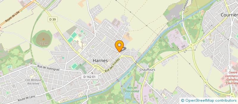 localisation de l'entreprise MADAME CECILE COURMONT  HARNES