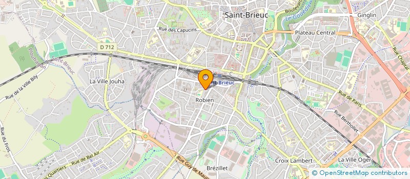 localisation de l'entreprise MADAME CECILE COURRET à SAINT-BRIEUC