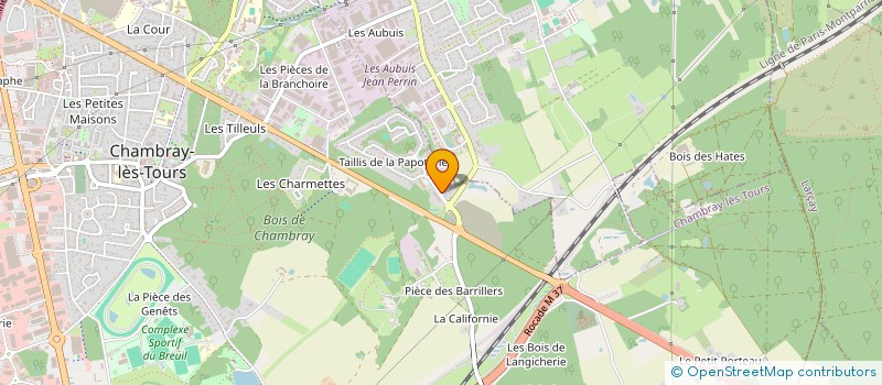 localisation de l'entreprise MADAME CECILE COURTAULT  CHAMBRAY-LES-TOURS