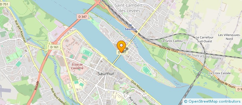 localisation de l'entreprise MADAME CECILE COUSIN  SAUMUR