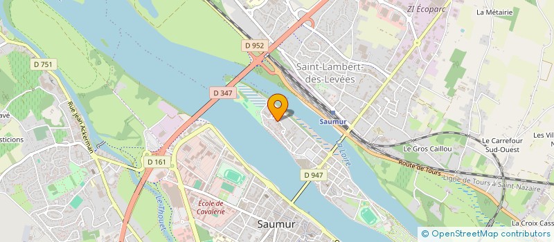 localisation de l'entreprise MADAME CECILE COUTANCE  SAUMUR