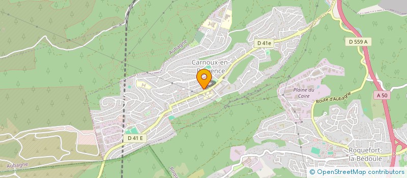 localisation de l'entreprise MADAME CECILE COUTURIER à CARNOUX-EN-PROVENCE