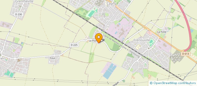 localisation de l'entreprise MADAME CECILE COUZARD  FRENOUVILLE