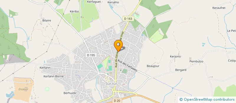 localisation de l'entreprise MADAME CECILE CRANEGUY  SURZUR