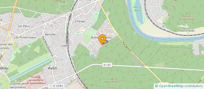 localisation de l'entreprise MADAME CECILE CREPIAT  AVON