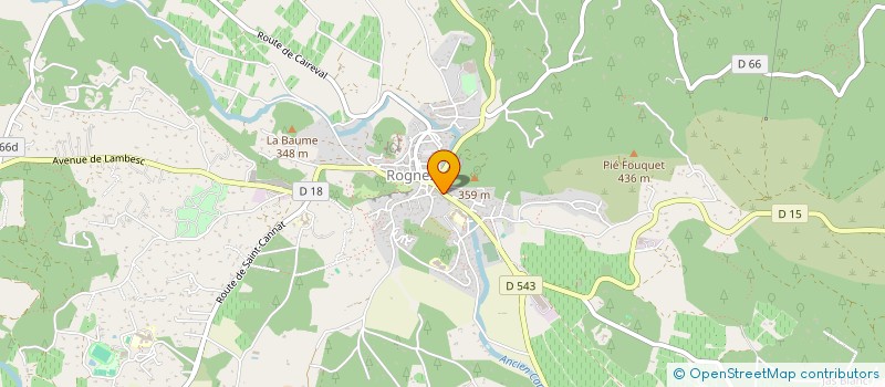 localisation de l'entreprise MADAME CECILE CRESPI  ROGNES