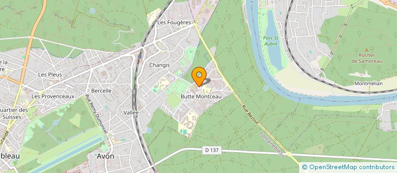 localisation de l'entreprise MADAME CECILE CREUZARD  AVON