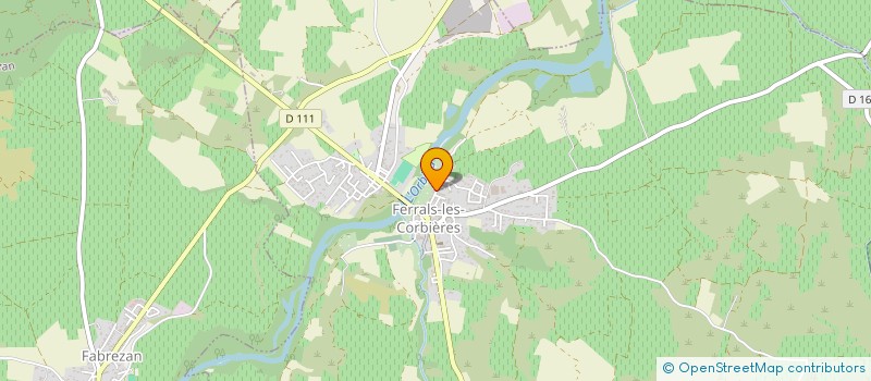 localisation de l'entreprise MADAME CECILE CROS  FERRALS-LES-CORBIERES