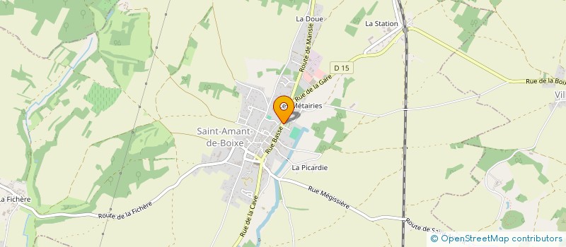 localisation de l'entreprise MADAME CECILE CROSLAND  SAINT-AMANT-DE-BOIXE