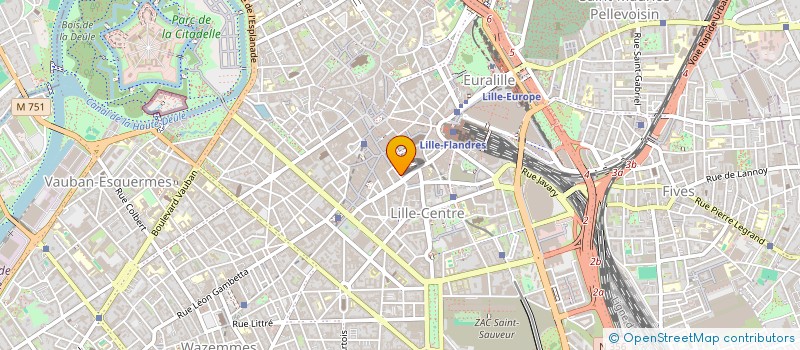 localisation de l'entreprise MADAME CECILE CROZAT à LILLE