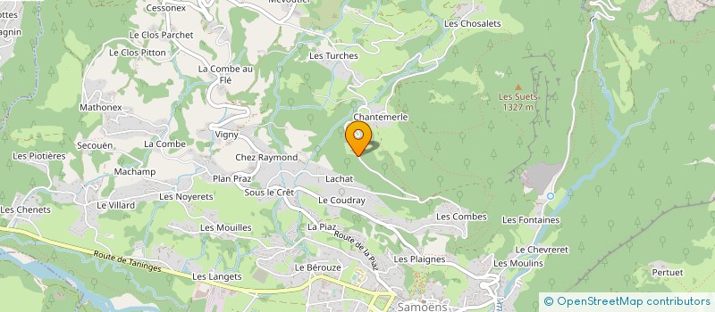 localisation de l'entreprise MADAME CECILE CUSIN à SAMOENS