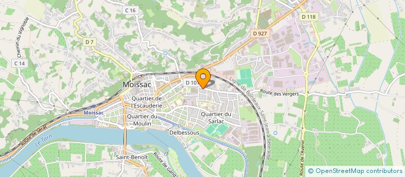 localisation de l'entreprise MADAME CECILE CUSTODY  MOISSAC