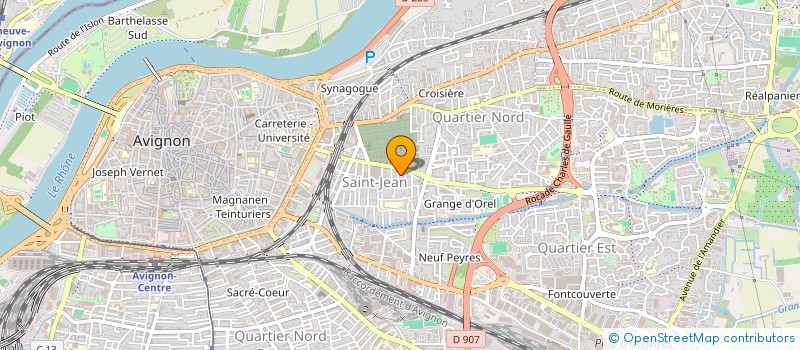 localisation de l'entreprise MADAME CECILE CZORNYJ  AVIGNON