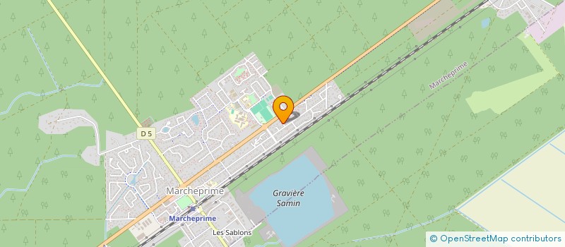 localisation de l'entreprise MADAME CECILE D'ELLOY  MARCHEPRIME