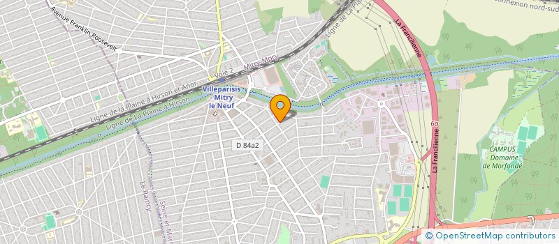 localisation de l'entreprise MADAME CECILE DA SILVA  VILLEPARISIS