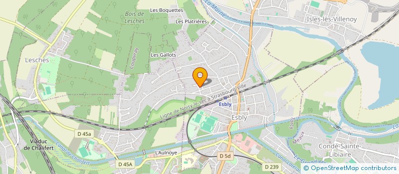 localisation de l'entreprise MADAME CECILE DAL MOLIN à ESBLY