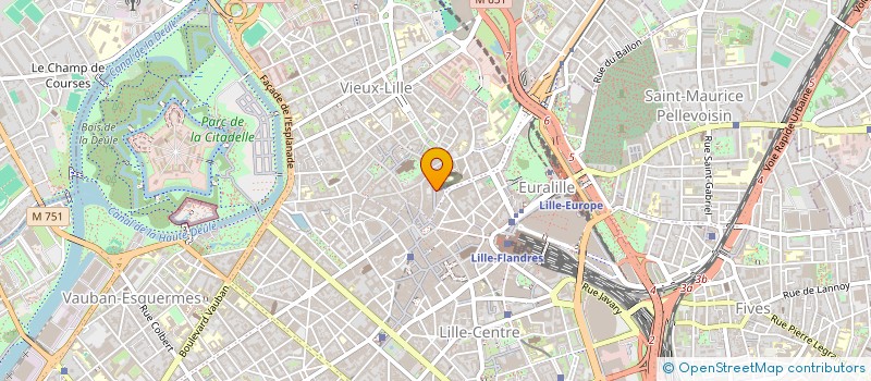 localisation de l'entreprise MADAME CECILE DAMON à LILLE