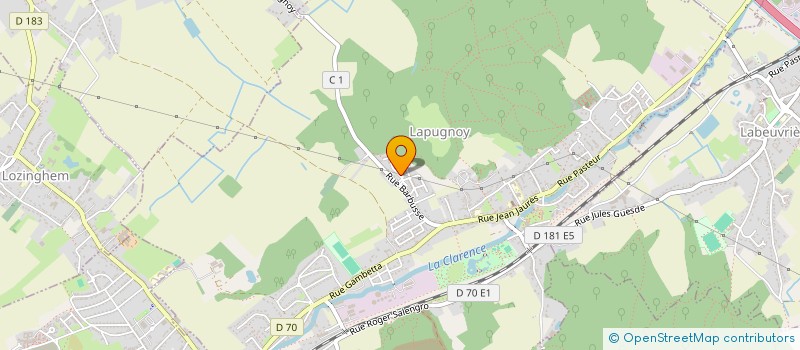 localisation de l'entreprise MADAME CECILE DANEL  LAPUGNOY