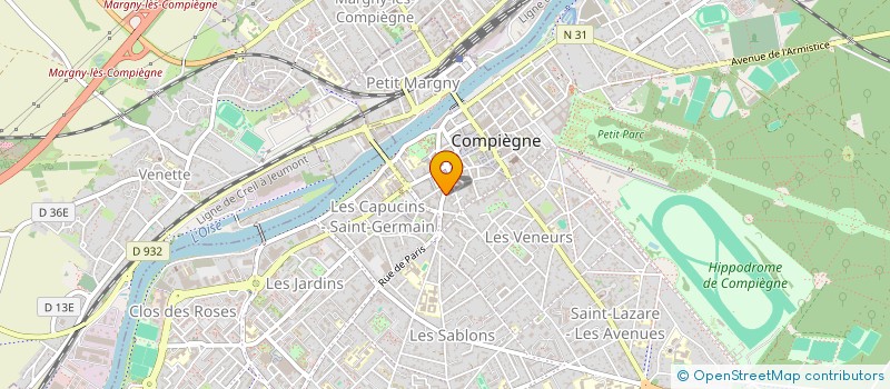 localisation de l'entreprise MADAME CECILE DANIERE  COMPIEGNE