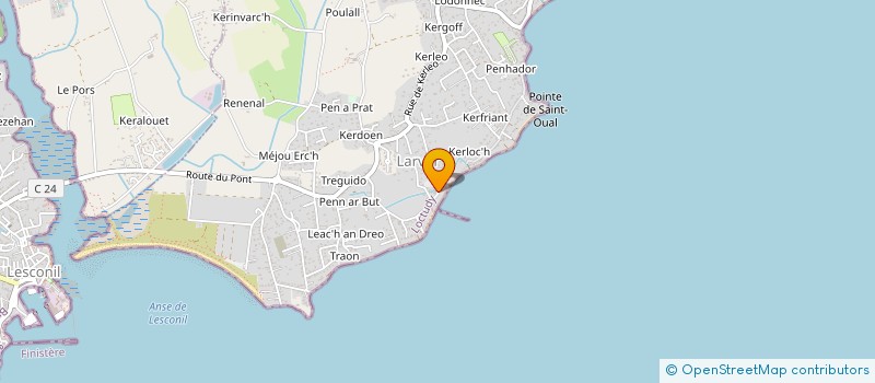 localisation de l'entreprise MADAME CECILE DANION  LOCTUDY