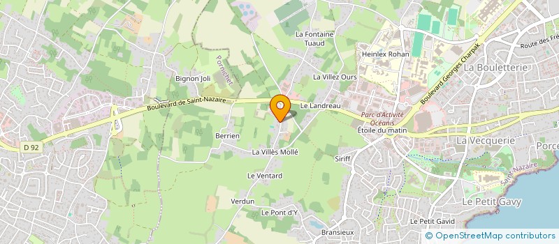 localisation de l'entreprise MADAME CECILE DANO  SAINT-NAZAIRE