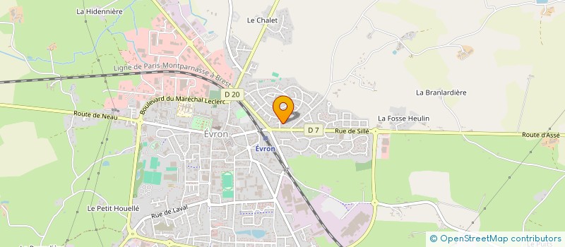 localisation de l'entreprise MADAME CECILE DASSE  EVRON