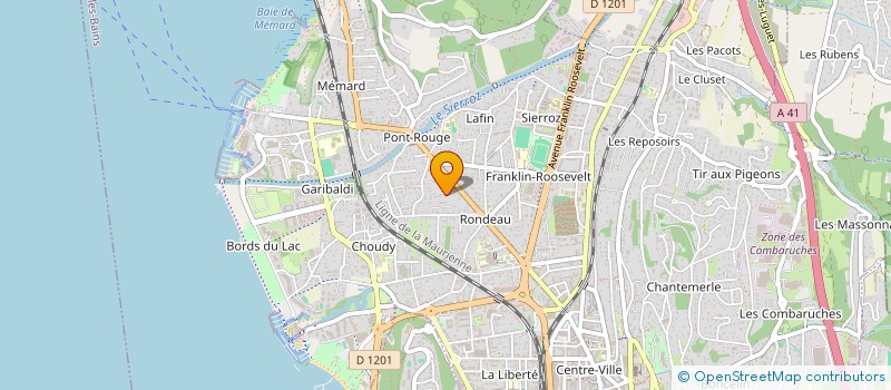 localisation de l'entreprise MADAME CECILE DE BERNARDO  AIX-LES-BAINS