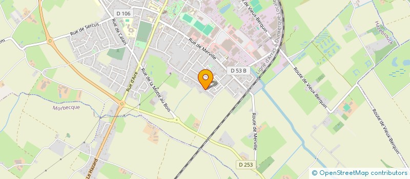 localisation de l'entreprise MADAME CECILE DE BEUKELAER à HAZEBROUCK
