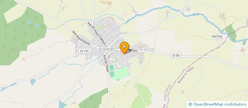 localisation de l'entreprise MADAME CECILE DE BONY  VASLES