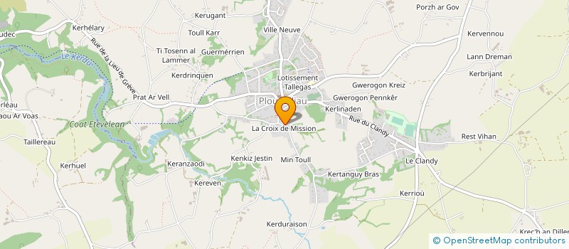 localisation de l'entreprise MADAME CECILE DE CACQUERAY  PLOUMILLIAU