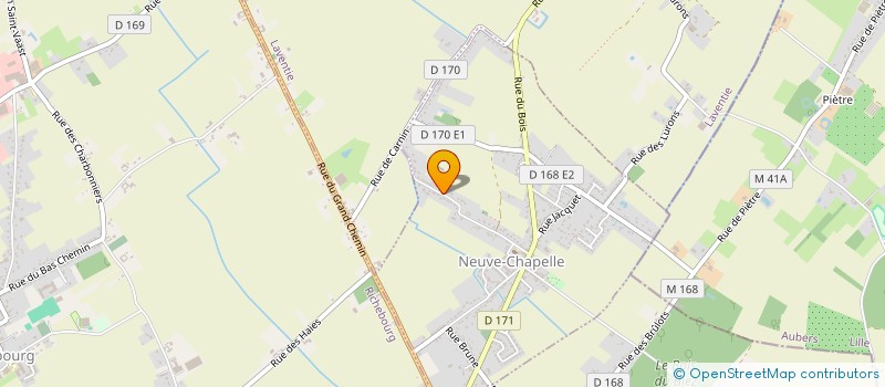 localisation de l'entreprise MADAME CECILE DE CLERCQ  BETHUNE