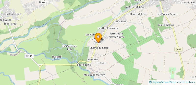 localisation de l'entreprise MADAME CECILE DE MONTMORILLON  LIGNIERES-DE-TOURAINE