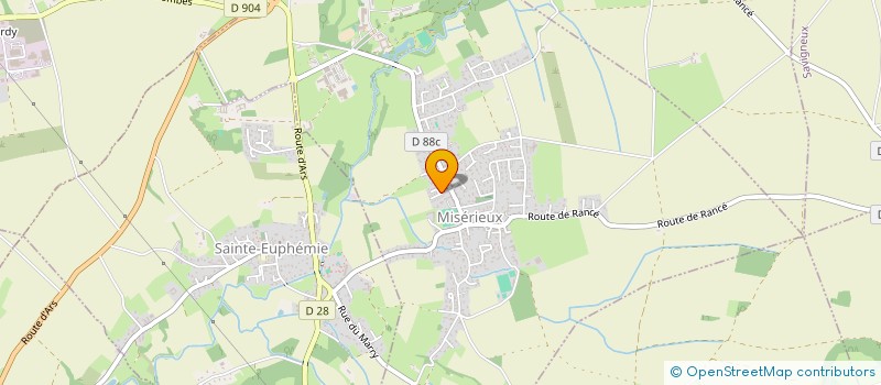 localisation de l'entreprise MADAME CECILE DE OLIVEIRA  MISERIEUX