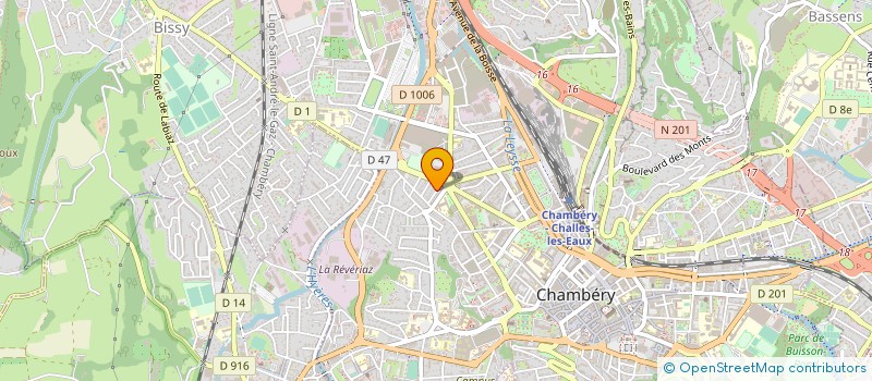localisation de l'entreprise MADAME CECILE DE ZAN à CHAMBERY