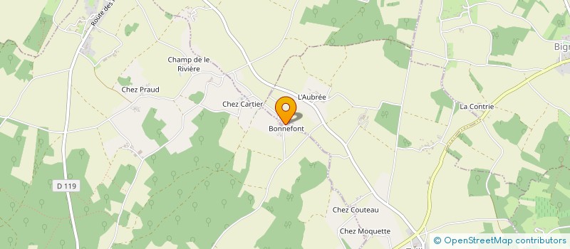 localisation de l'entreprise MADAME CECILE DEBRAS  TAILLANT