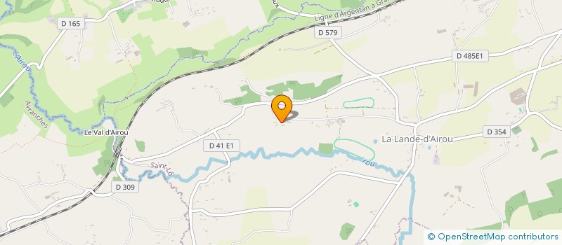 localisation de l'entreprise MADAME CECILE DEBROISE  LA BLOUTIERE