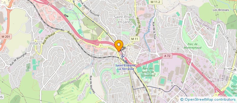 localisation de l'entreprise MADAME CECILE DECAUVILLE  SAINT-ETIENNE