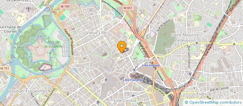 localisation de l'entreprise MADAME CECILE DECLIPPELEIR à LILLE