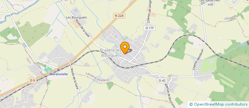 localisation de l'entreprise MADAME CECILE DEFLANDRE  LASSERRE-PRADERE