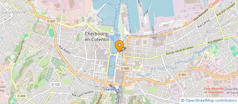 localisation de l'entreprise MADAME CECILE DELACROIX  CHERBOURG-EN-COTENTIN
