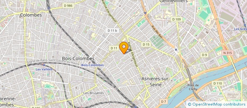 localisation de l'entreprise MADAME CECILE DELAMARE à ASNIERES-SUR-SEINE