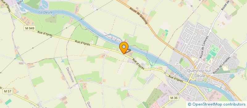 localisation de l'entreprise MADAME CECILE DELANNOY à QUESNOY-SUR-DEULE